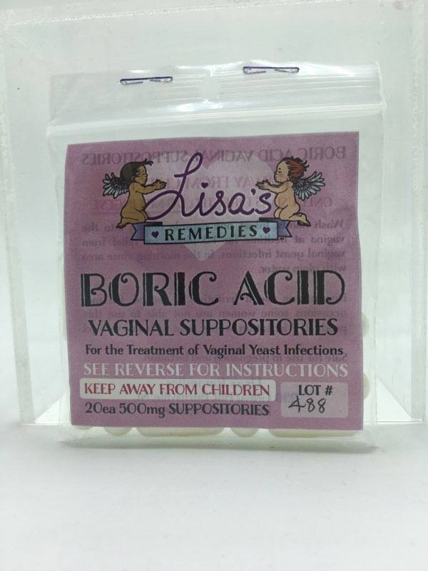 Boric Acid Capsules Women S Birth Wellness Center